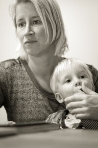 Free stock photo of mother, work