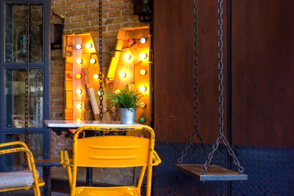Free stock photo of barcelona, brick, chair