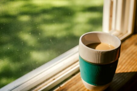 Free stock photo of coffee, cup, grass