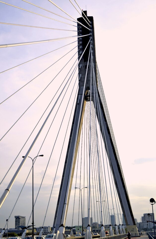 Free stock photo of bridge, swietokrzyski bridge, warsaw