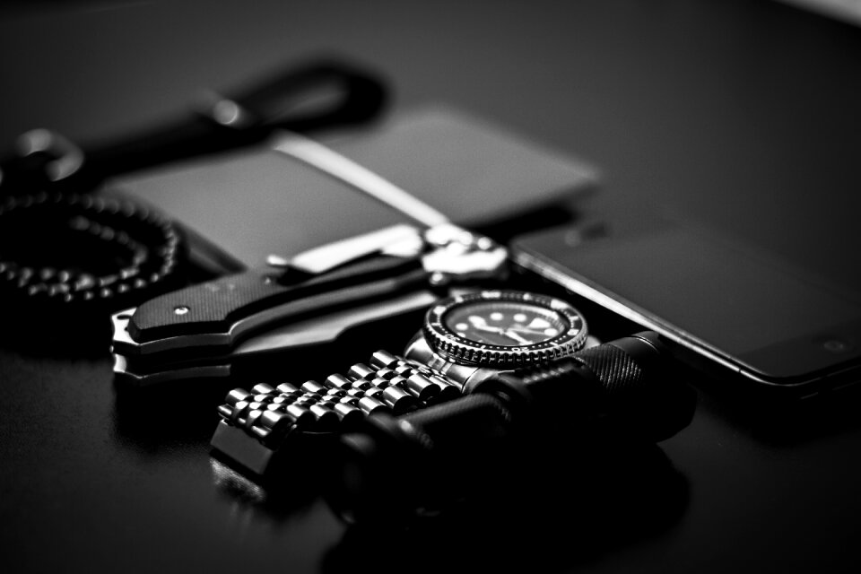 Free stock photo of black-and-white, chrome, close-up