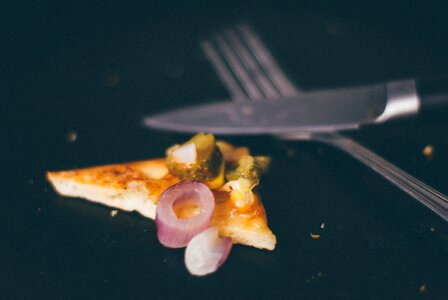 Free stock photo of dinner, fork, leftovers
