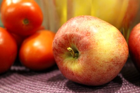 Free stock photo of apple, desk, fruit photo