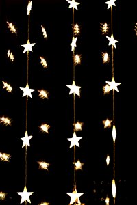 Free stock photo of light garland, lights, stars photo