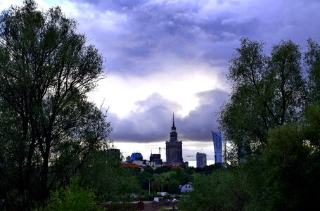 Free stock photo of center, clouds, palace culture