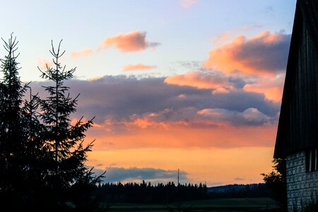 Free stock photo of sunset