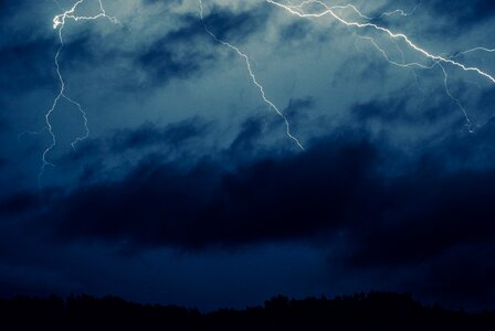 Free stock photo of clouds, lightning, night