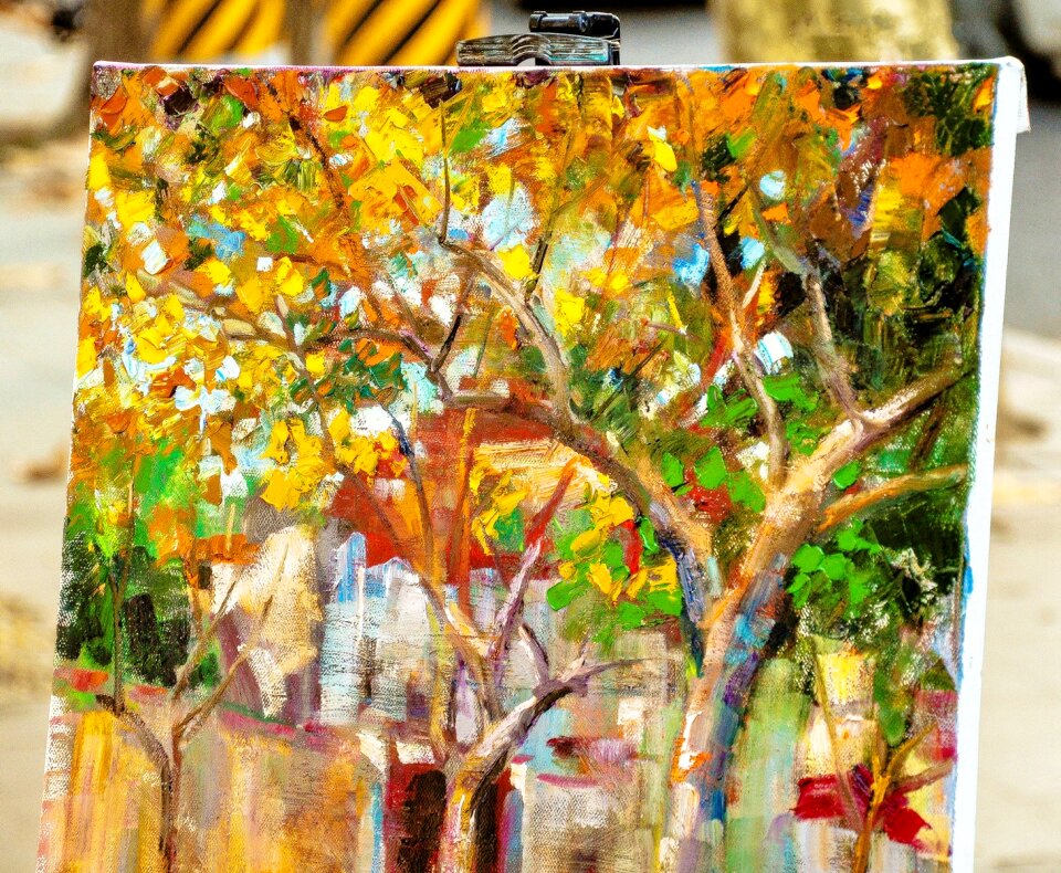 Free stock photo of artist, landscape, painting