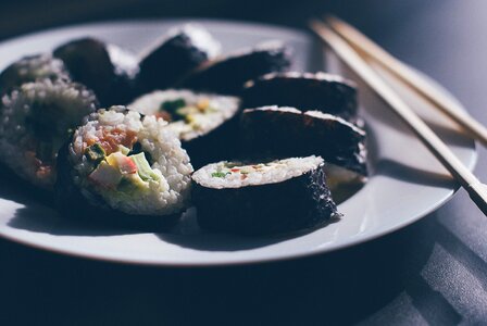 Free stock photo of asian food, chopsticks, dinner photo