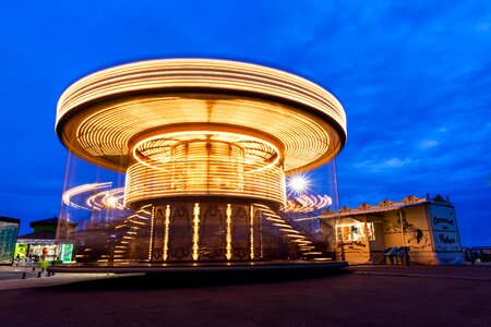 Free stock photo of carousel, go, light photo