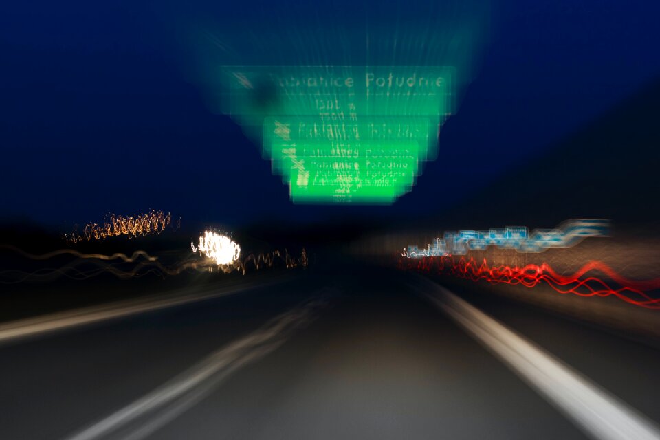 Free stock photo of highway, lights, lodz