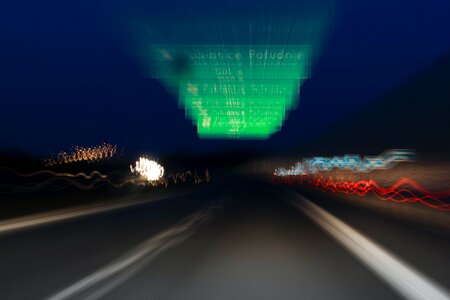 Free stock photo of highway, lights, lodz photo