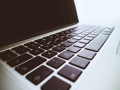 Close Up Photo of Laptop Keyboard photo