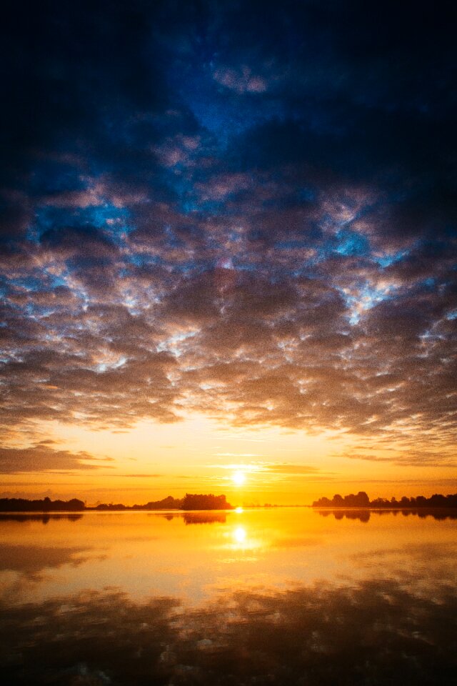 Body of Water during Sunset photo