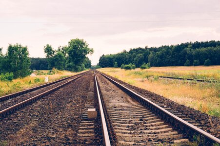 Free stock photo of railroad tracks photo