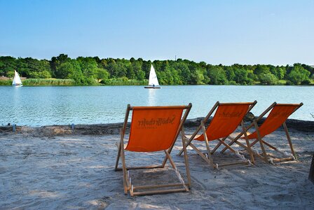 Free stock photo of deckchairs, theme summer