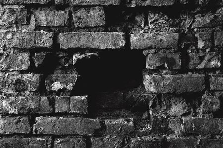 Free stock photo of black, brick, destroy photo