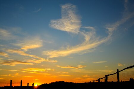 Free stock photo of clouds, love, sunset