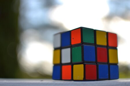 Free stock photo of colour, rubix cube photo