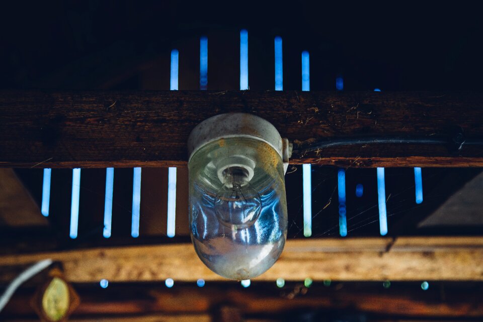 Free stock photo of light, light bulb, wood