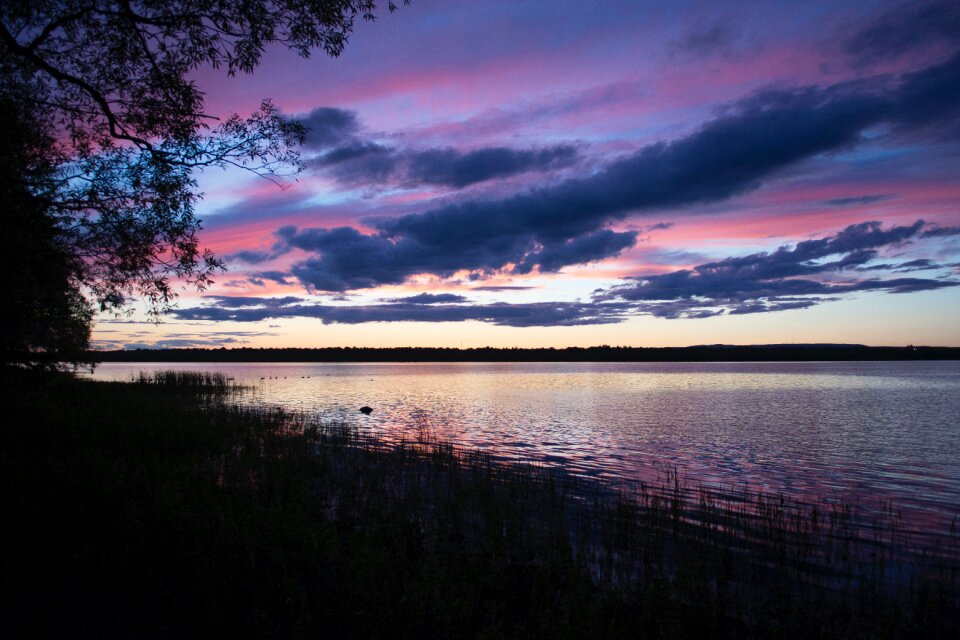 Empty Lake during Night Time