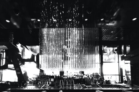 Free stock photo of bar, black and-white, Las Vegas