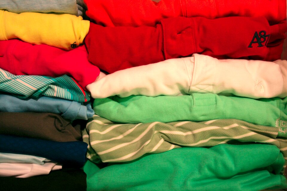 Free stock photo of colorful, night, polo shirts