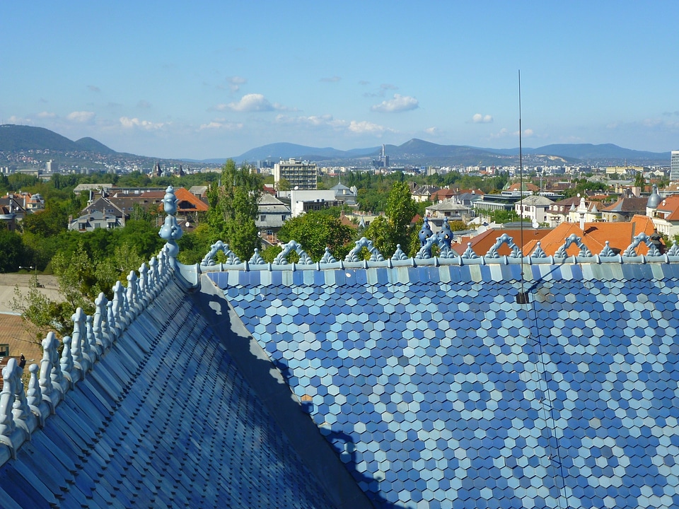 Zsolnay roof budapest scape
