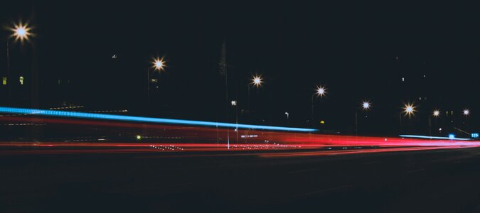 Free stock photo of blur, car, lights photo