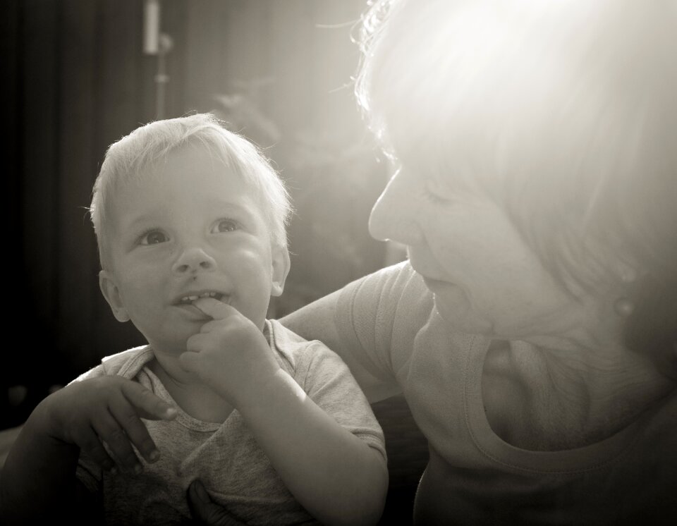 Free stock photo of grandmother photo