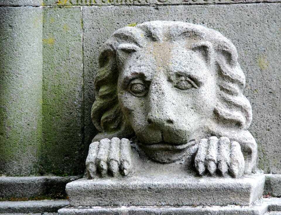 Free stock photo of lion, night, sculpture