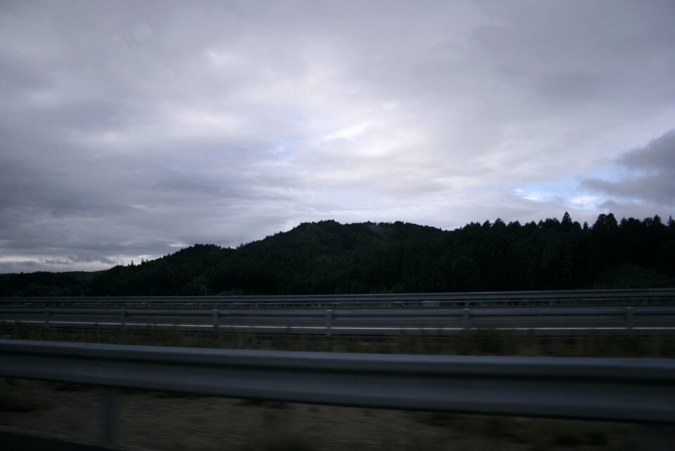 Free stock photo of cloudy sky, highway, mountain
