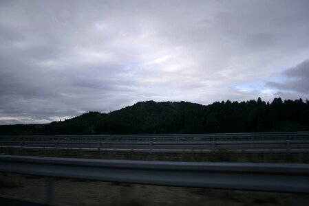 Free stock photo of cloudy sky, highway, mountain