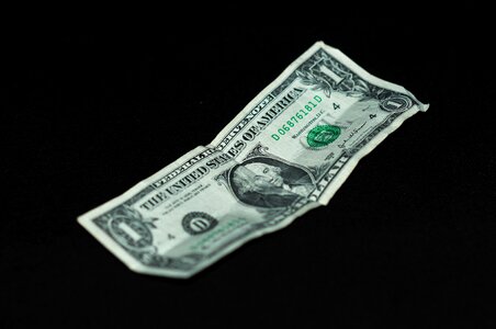 Free stock photo of dollar, money, one