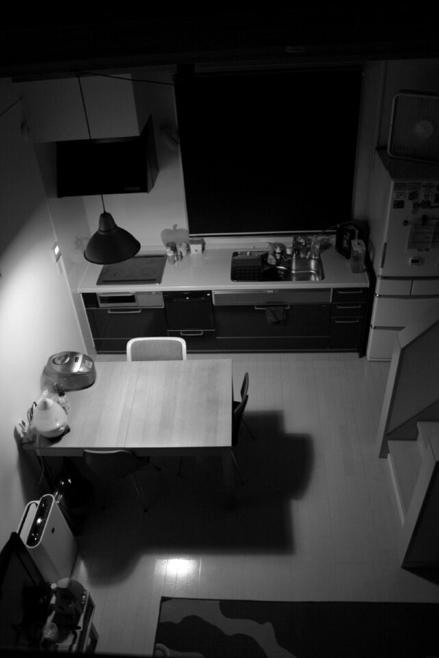 Free stock photo of kitchen, night, theme look-down