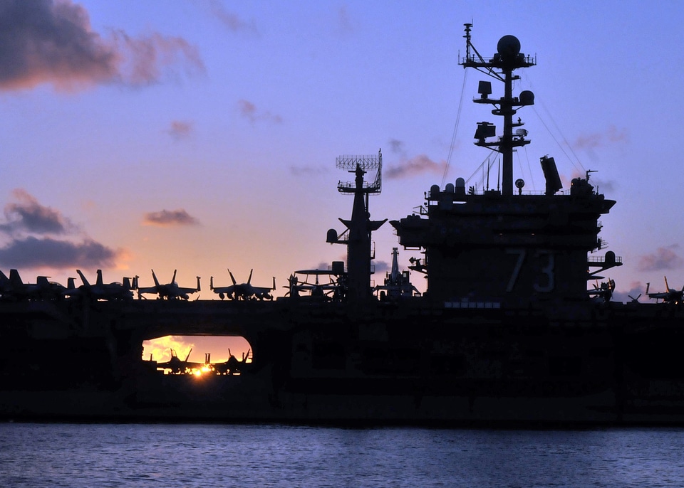 Navy defense aircraft