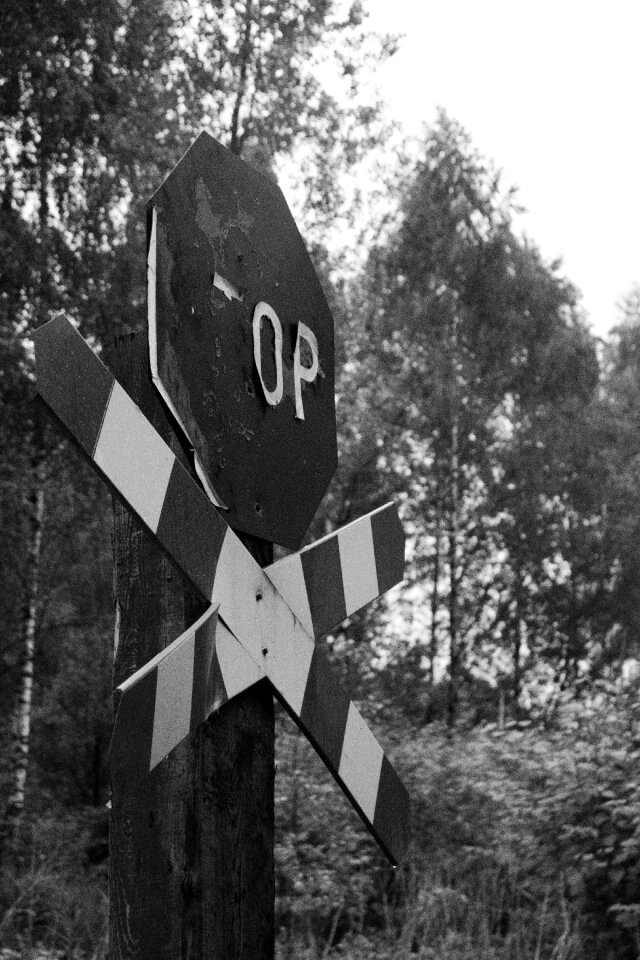 Free stock photo of black white, sign, stop