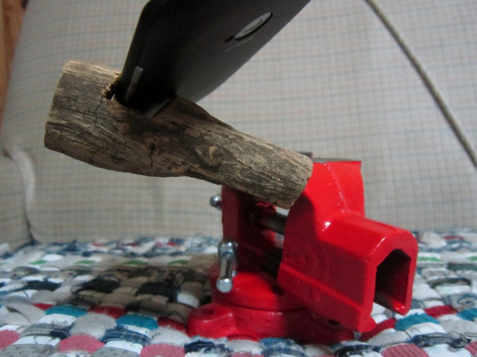 Free stock photo of cellphone, clamp, wood