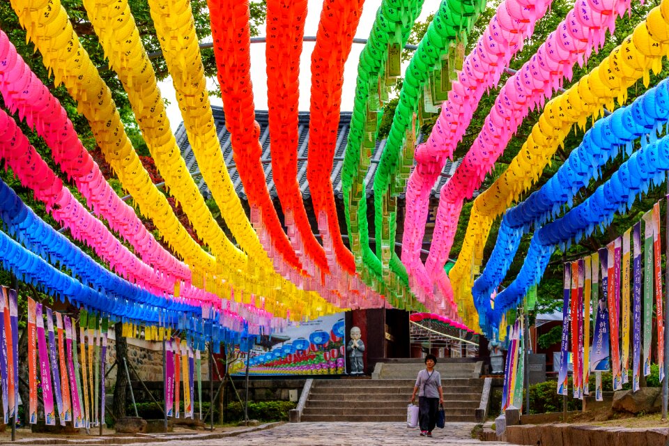 Free stock photo of buddha, korea, theme low-angle