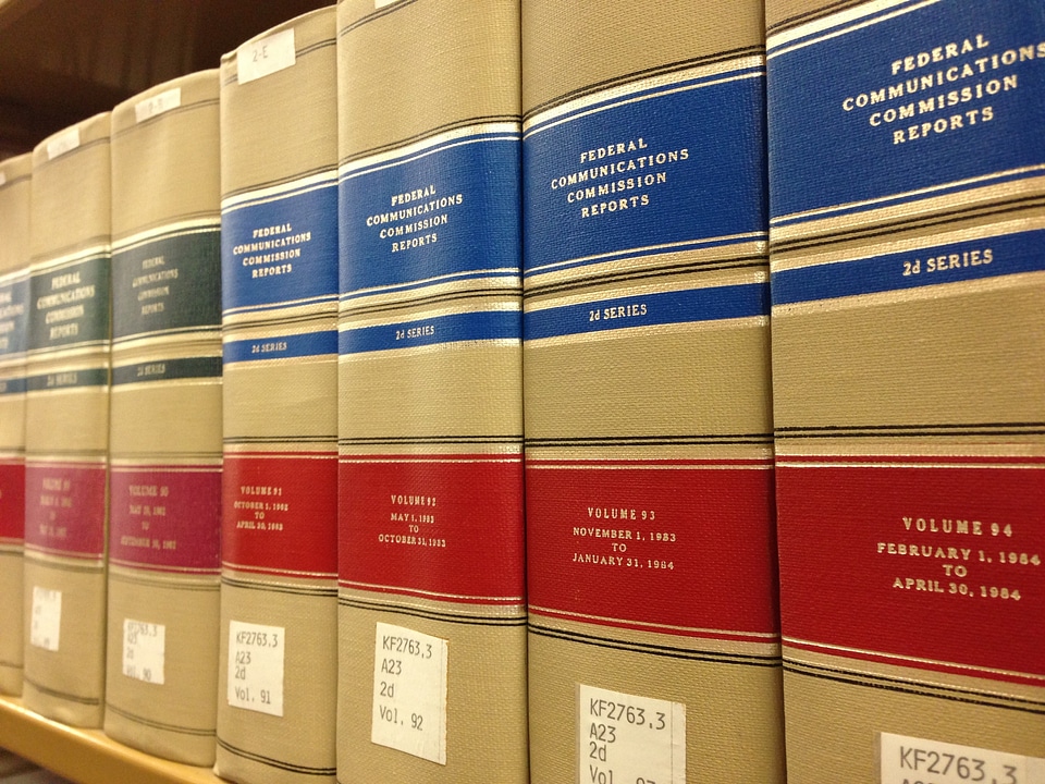 Book shelves legal books