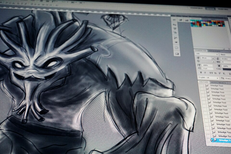 Free stock photo of digital, maokai, painting