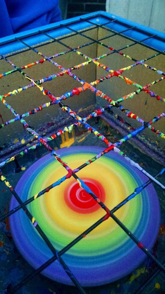 Free stock photo of color, frisbee, paint