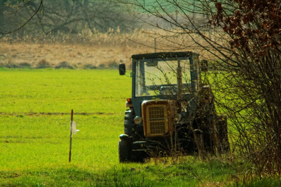 Free stock photo of farmer, field, tractor