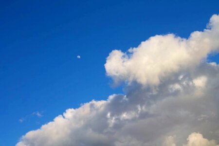 Free stock photo of clouds, moon, sky