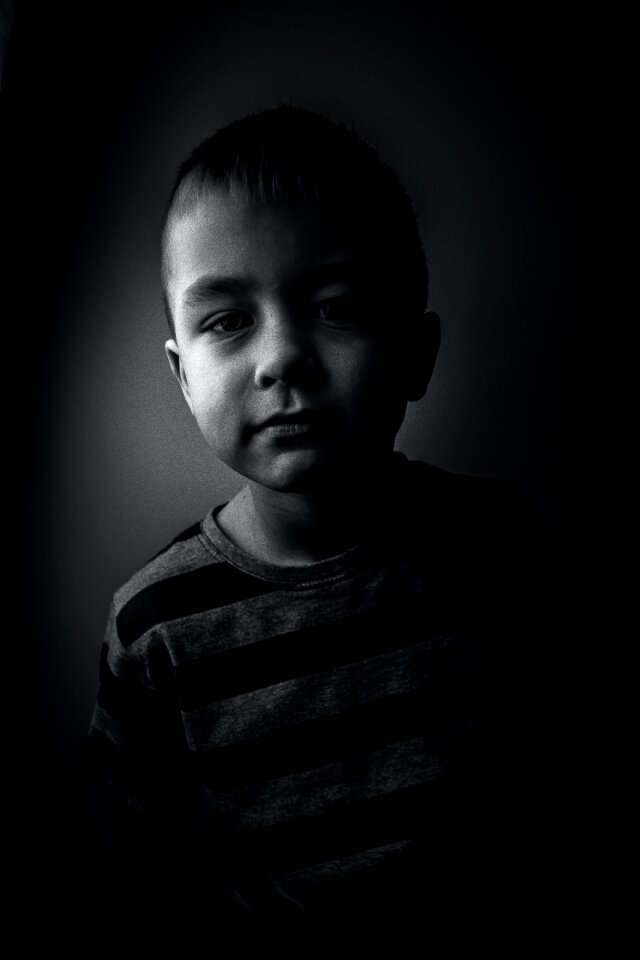 Free stock photo of kid, model, softbox