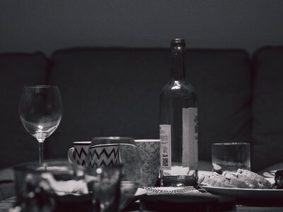 Free stock photo of alcohol, bottle, dishes