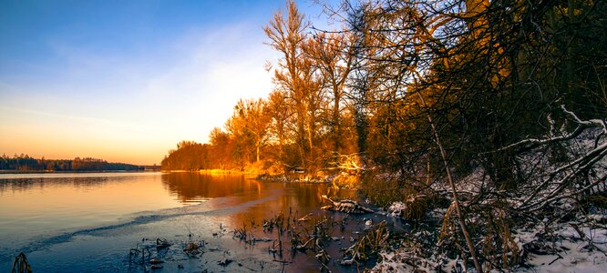 Free stock photo of cold, frost, panorama