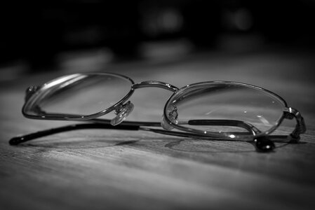 Free stock photo of black-and-white, eyeglasses, eyewear photo