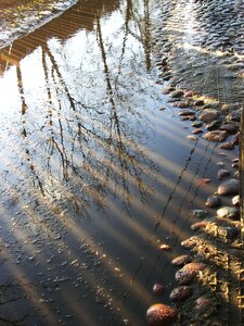 Free stock photo of puddle, reflection, road photo