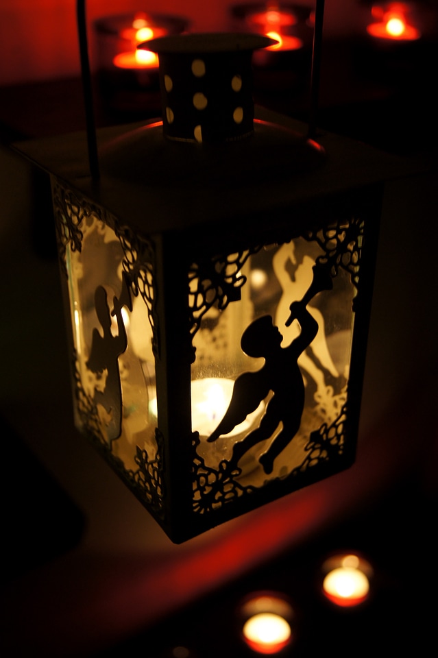 Candlelight night angel